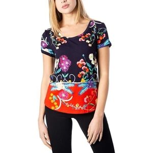 NWT Desigual Floral Shirt Size XS $65 msrp